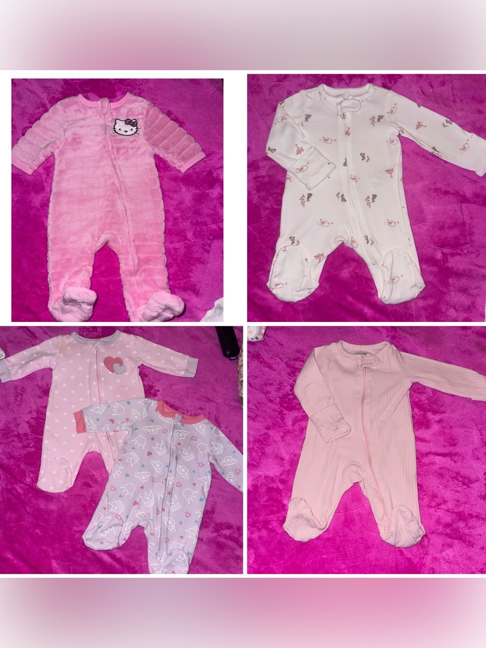 Newborn Baby Girl Clothing Bundle
